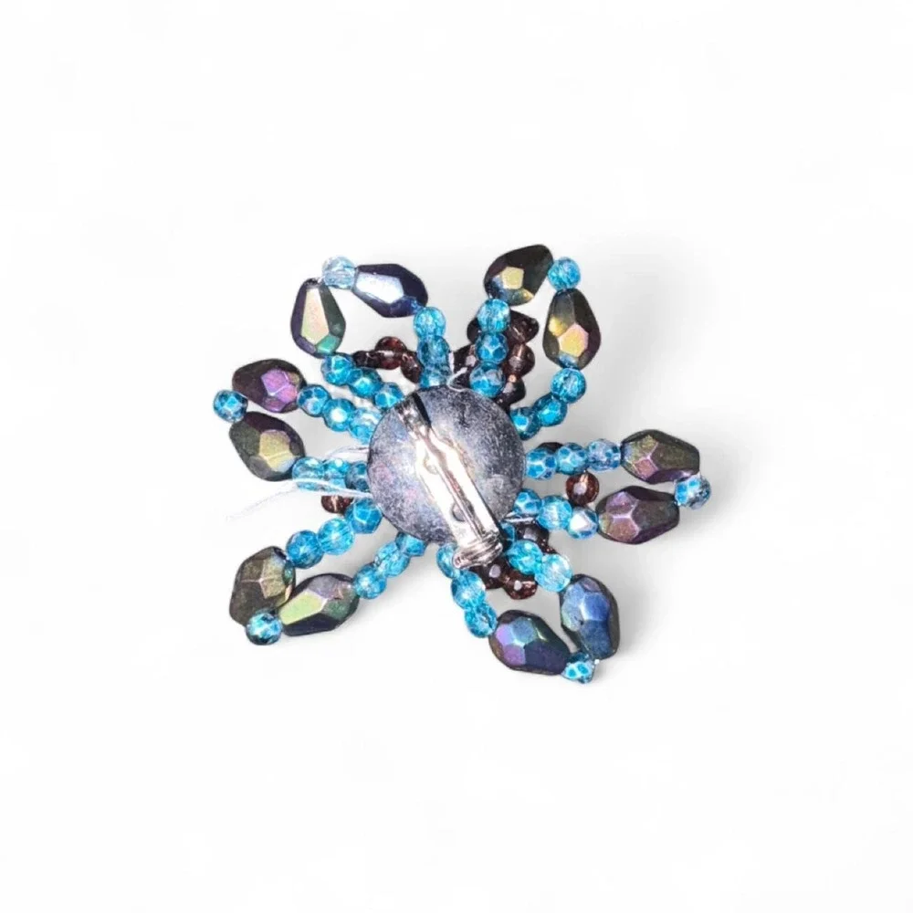 Vintage beaded brooch